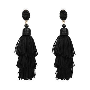 Sale! 🔥Last one! Layered Cotton Tassel Earrings